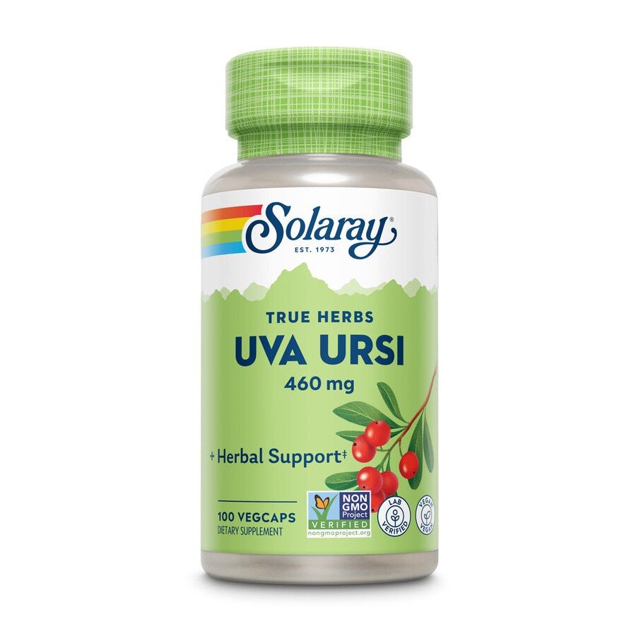 Листя мучниці Solaray Uva Ursi Leaf 460 mg, 100 вегакапсул