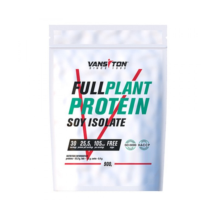 Ізолят соєвого білка Vansiton Full Plant Protein, 900 грам - Лісовий горіх