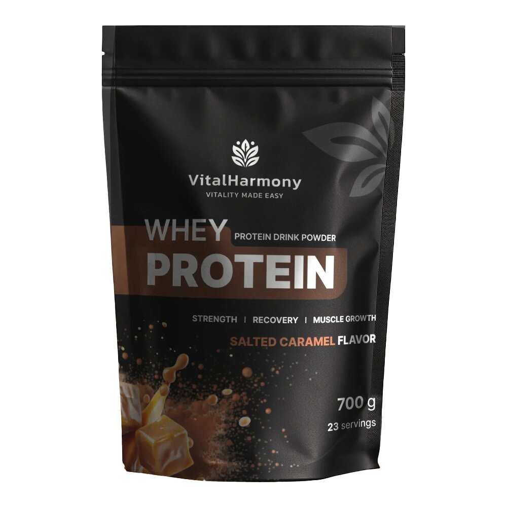 Сироватковий протеїн VitalHarmony Whey Protein, 700 грам - Солона карамель