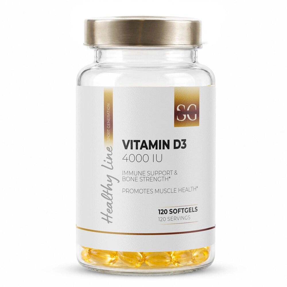 Вітамін D3 Sport Generation Healthy Line Vitamin D3 4000 IU, 120 капсул