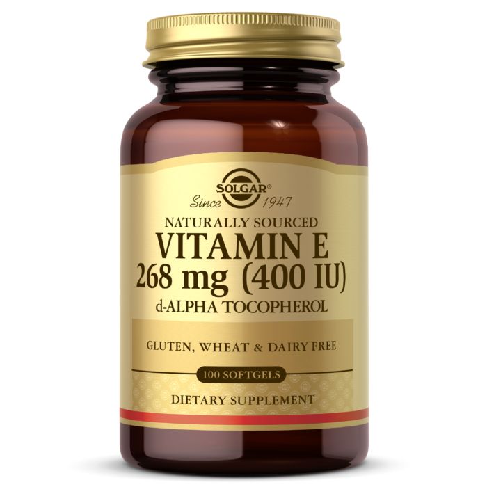 Вітаміни та мінерали Solgar Vitamin E 268 mg (400 IU) d-Alpha Tocopherol, 100 капсул