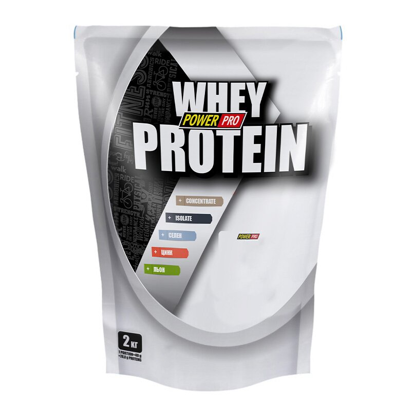Протеїн Power Pro Whey Protein, 2 кг - Шоколад-горіх