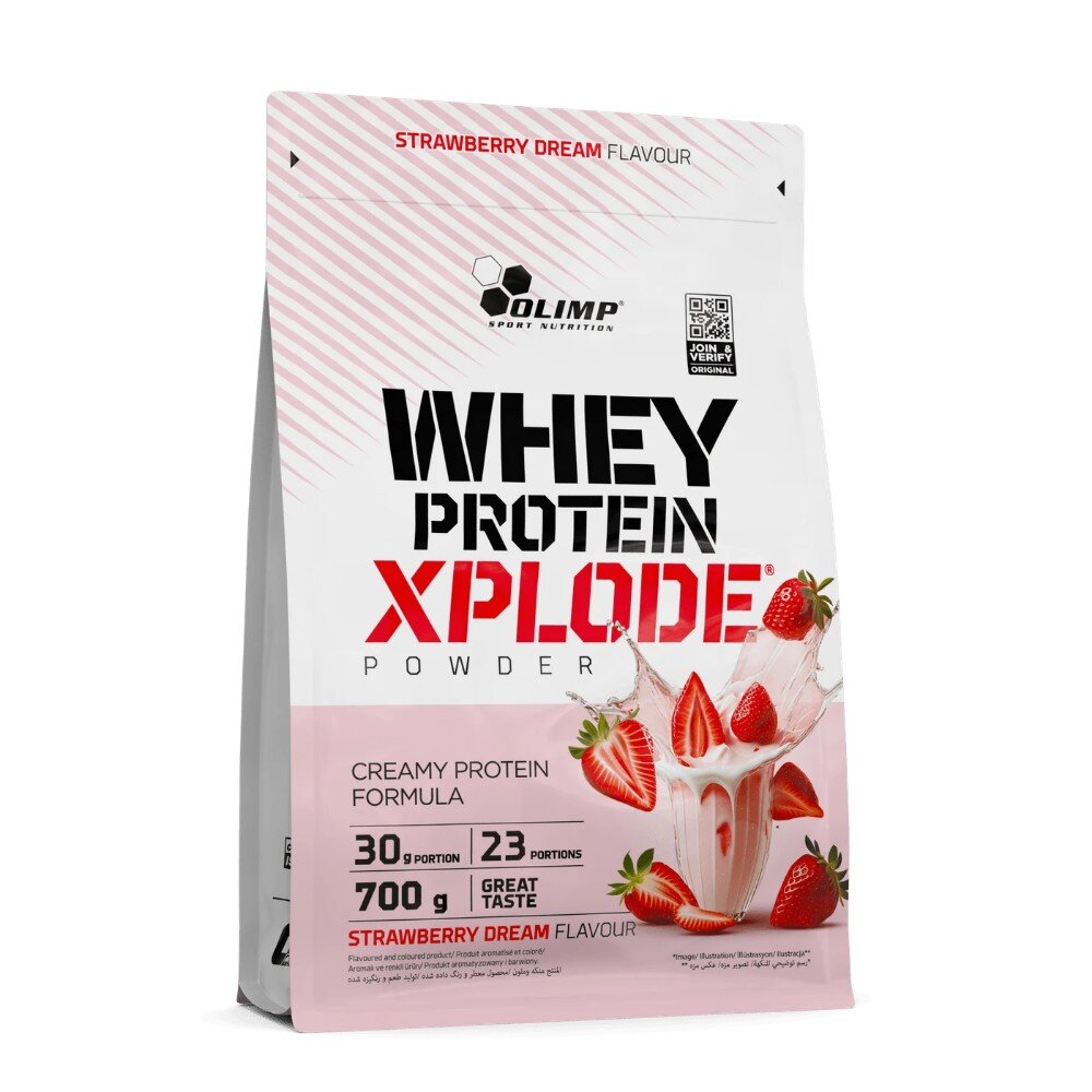 Сироватковий протеїн Olimp Sport Nutrition Whey Protein Xplode, 700 грам - Полуниця